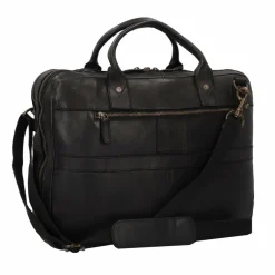 Harbour 2nd Laptoptaschen|Aktentaschen<Urban Poets Aktentasche Leder 50 cm Laptopfach dark ash