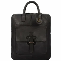 Harbour 2nd Lederrucksäcke|Daypacks<Urban Poets Devon Daypack Leder 42 cm Laptopfach dark ash