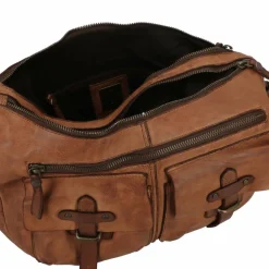 Harbour 2nd Umhängetaschen<Urban Poets Emerson Umhängetasche Leder 36 cm charming cognac