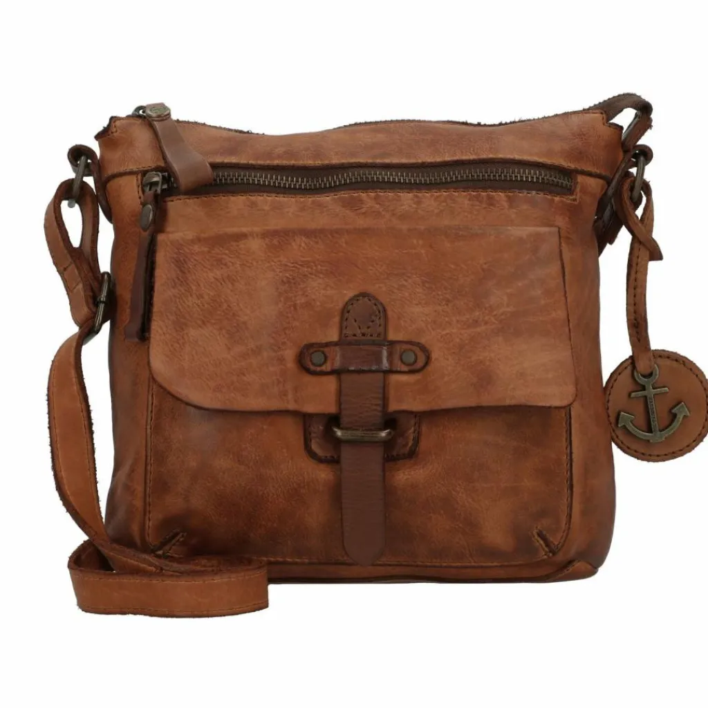 Outlet Harbour 2nd Urban Poets Hayden Umhängetasche Leder 28 cm charming cognac