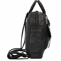 Harbour 2nd Henkeltaschen<Urban Poets Handtasche Leder 23 cm Laptopfach dark ash