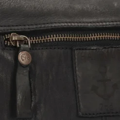 Discount Harbour 2nd Urban Poets Reese Umhängetasche Leder 27 cm dark ash