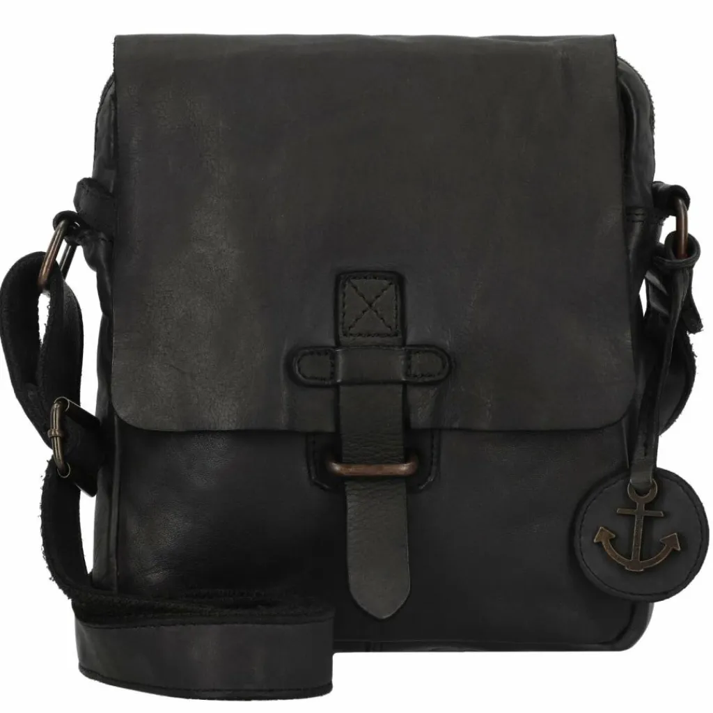 Harbour 2nd Umhängetaschen<Urban Poets Talon Umhängetasche Leder 25 cm dark ash