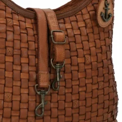 Online Harbour 2nd Urban Poets Tuula-Up Umhängetasche Leder 22 cm charming cognac