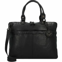 Best Harbour 2nd Urban Poets Vega Laptoptasche Leder 38 cm dark ash