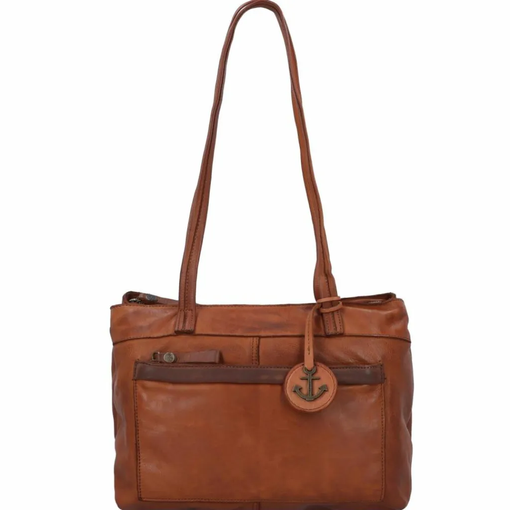 Harbour 2nd Shopper<Urban Poets Zea Shopper Tasche Leder 33 cm charming cognac