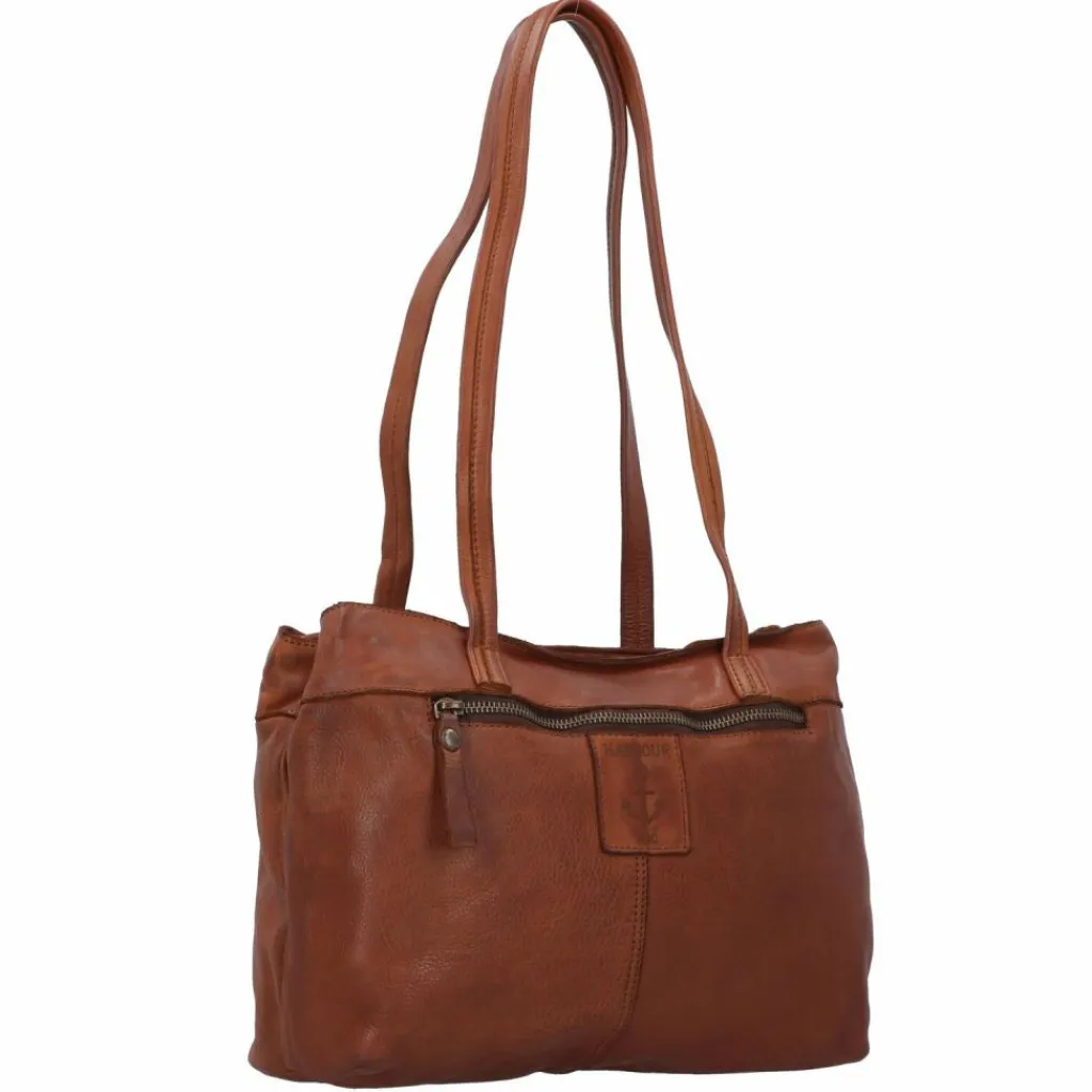 Harbour 2nd Shopper<Urban Poets Zea Shopper Tasche Leder 33 cm charming cognac