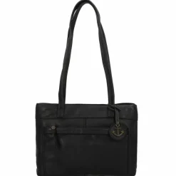 Harbour 2nd Shopper<Urban Poets Zea Shopper Tasche Leder 33 cm dark ash