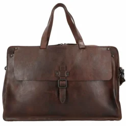 New Harold's Aber Weekender Reisetasche Leder 42 cm braun