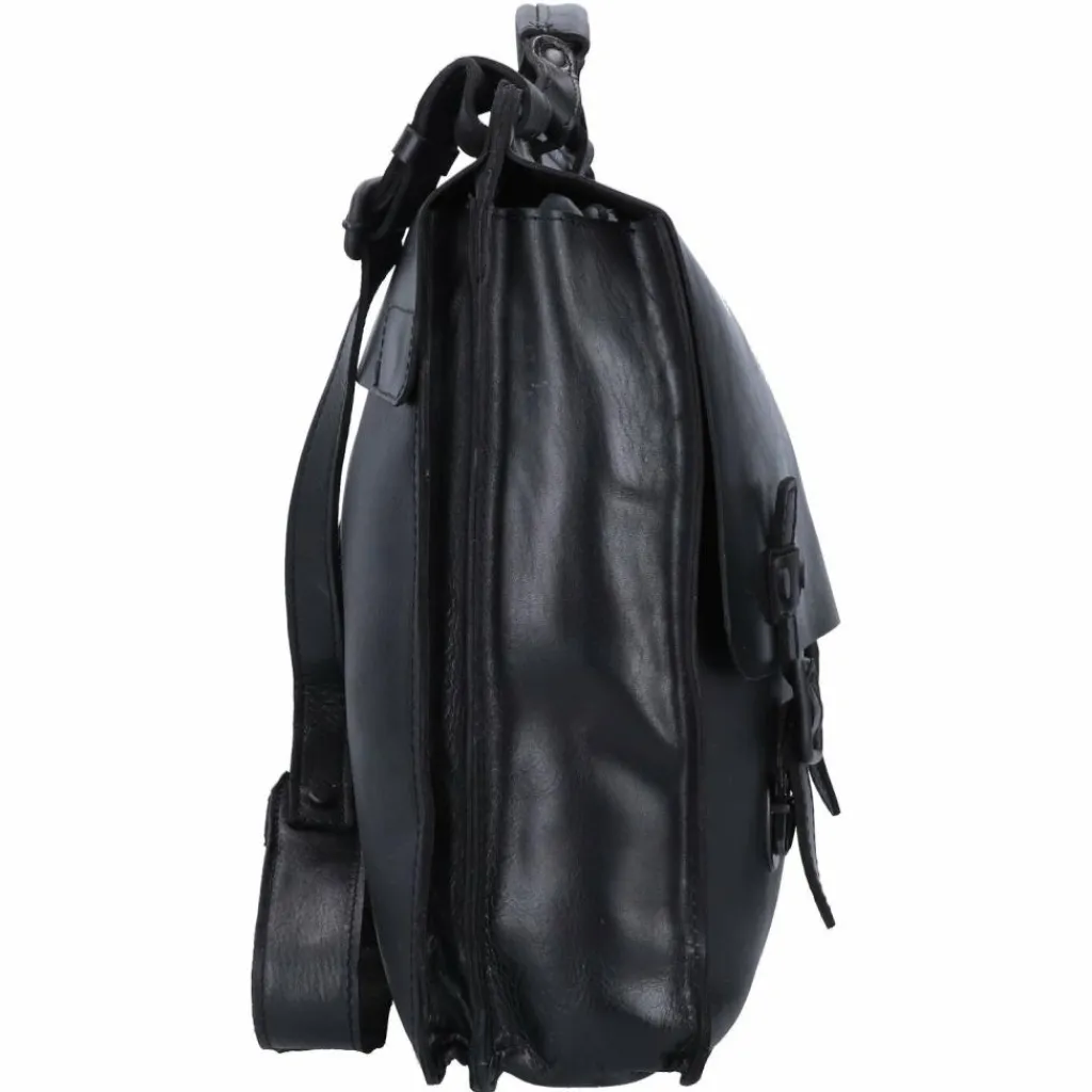 Harold's Laptoptaschen|Aktentaschen<Aberdeen Aktentasche Leder 39 cm Laptopfach schwarz