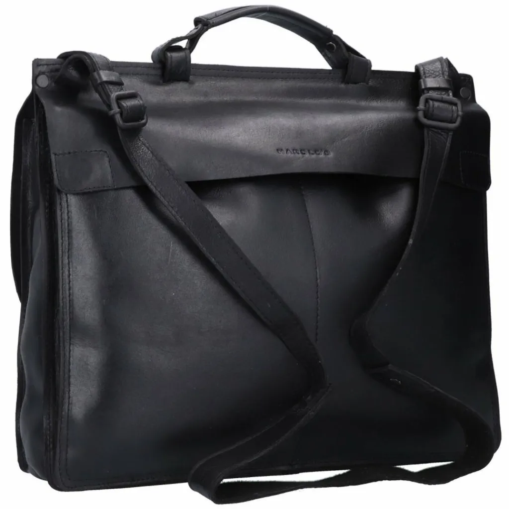 Harold's Laptoptaschen|Aktentaschen<Aberdeen Aktentasche Leder 39 cm Laptopfach schwarz