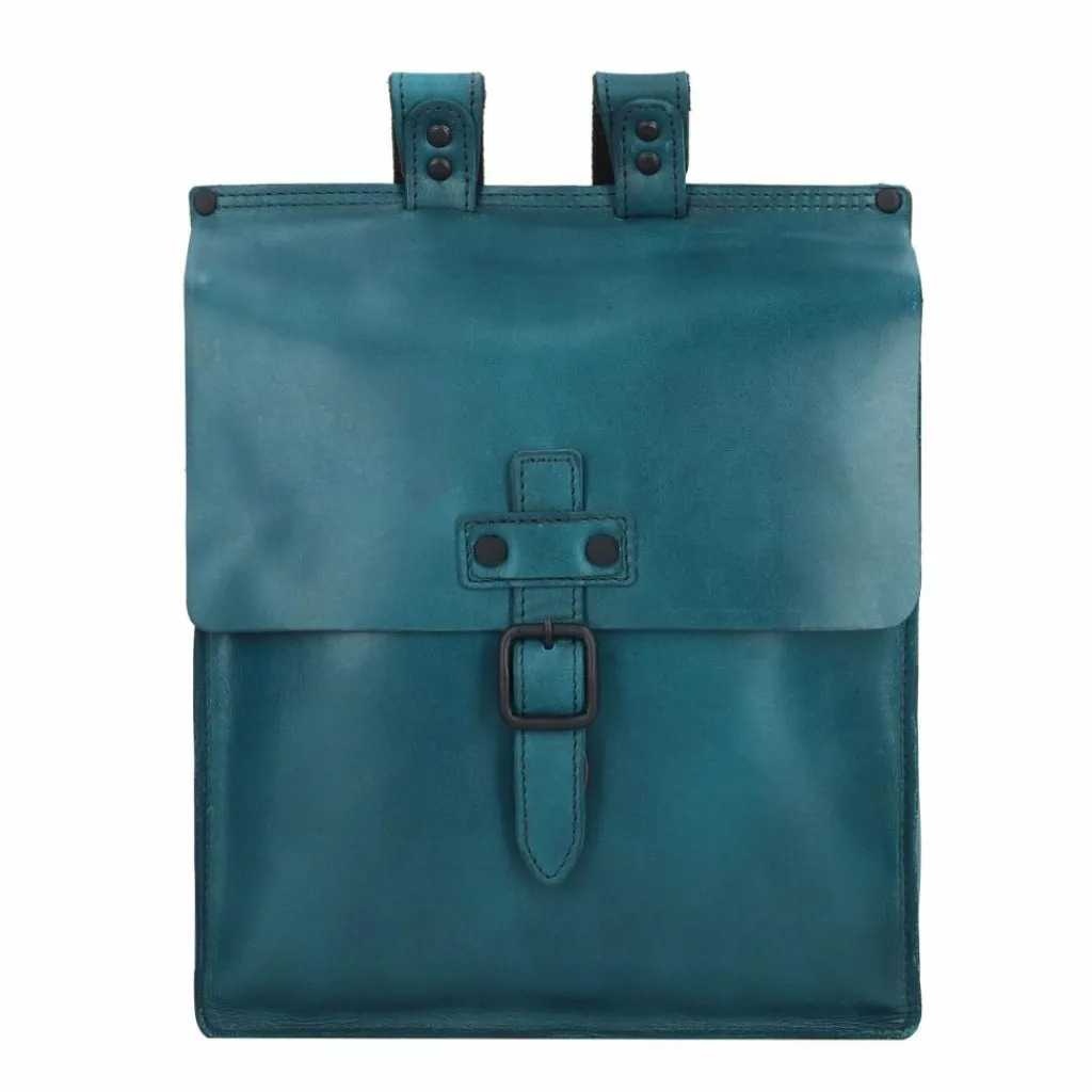 Harold's Lederrucksäcke|City Rucksäcke<Aberdeen City Rucksack Leder 31.5 cm petrol