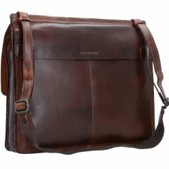 Harold's Messenger Bags|Laptoptaschen<Aberdeen Messenger Leder 37 cm Laptopfach braun
