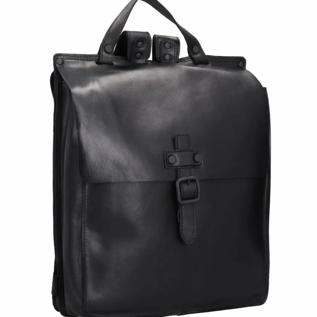 Clearance Harold's Aberdeen Rucksack Leder 36 cm Laptopfach schwarz