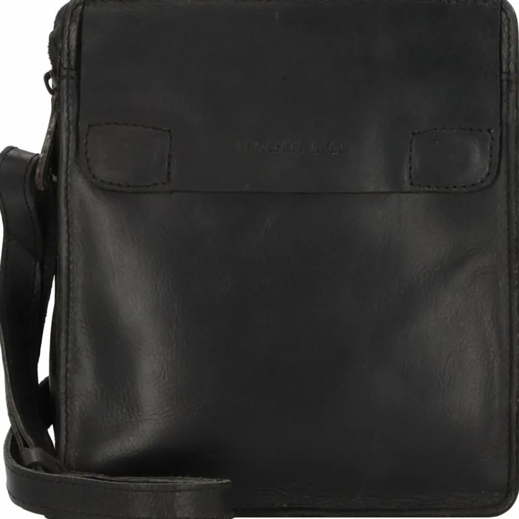 Harold's Umhängetaschen<Aberdeen Umhängetasche Leder 20 cm schwarz