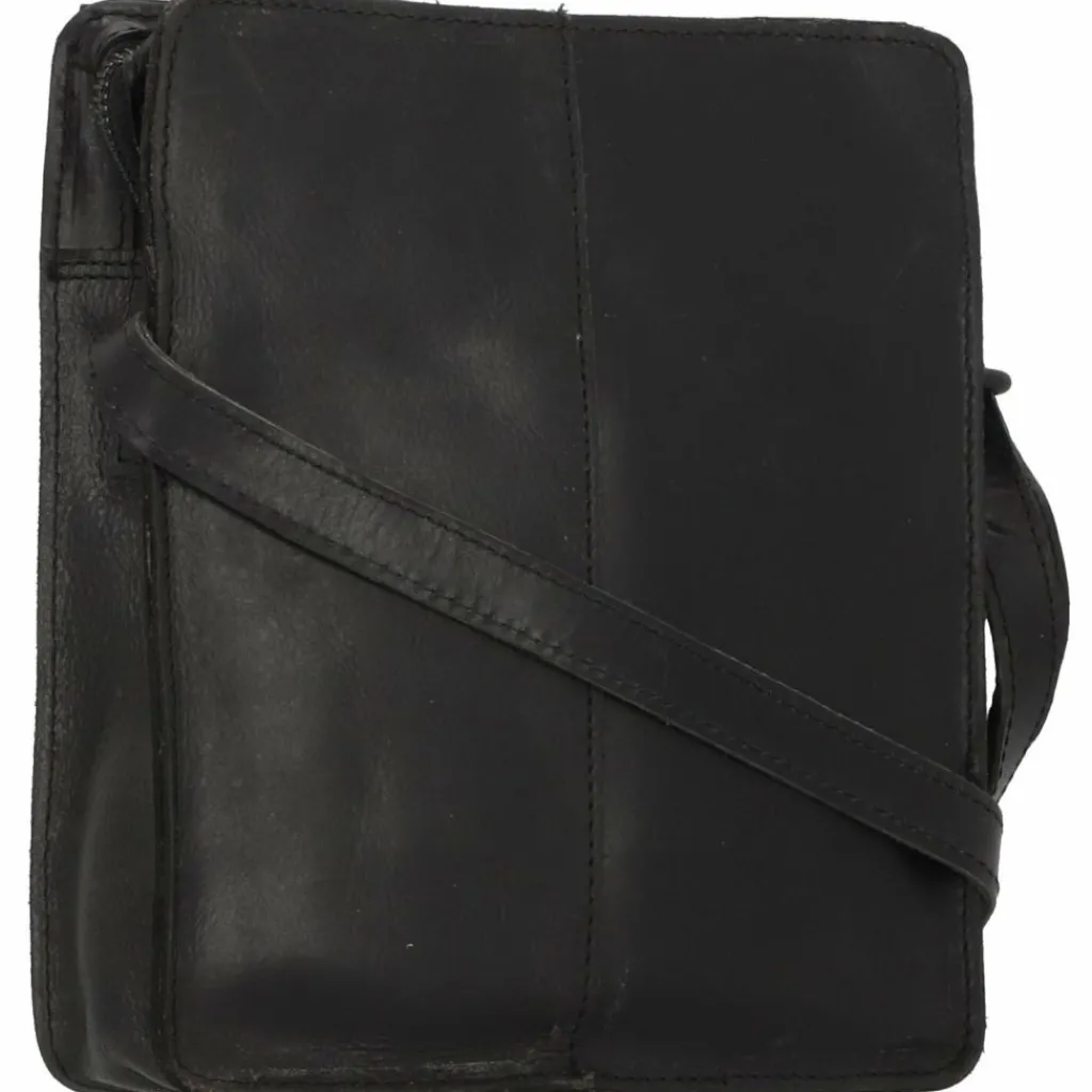 Harold's Umhängetaschen<Aberdeen Umhängetasche Leder 20 cm schwarz