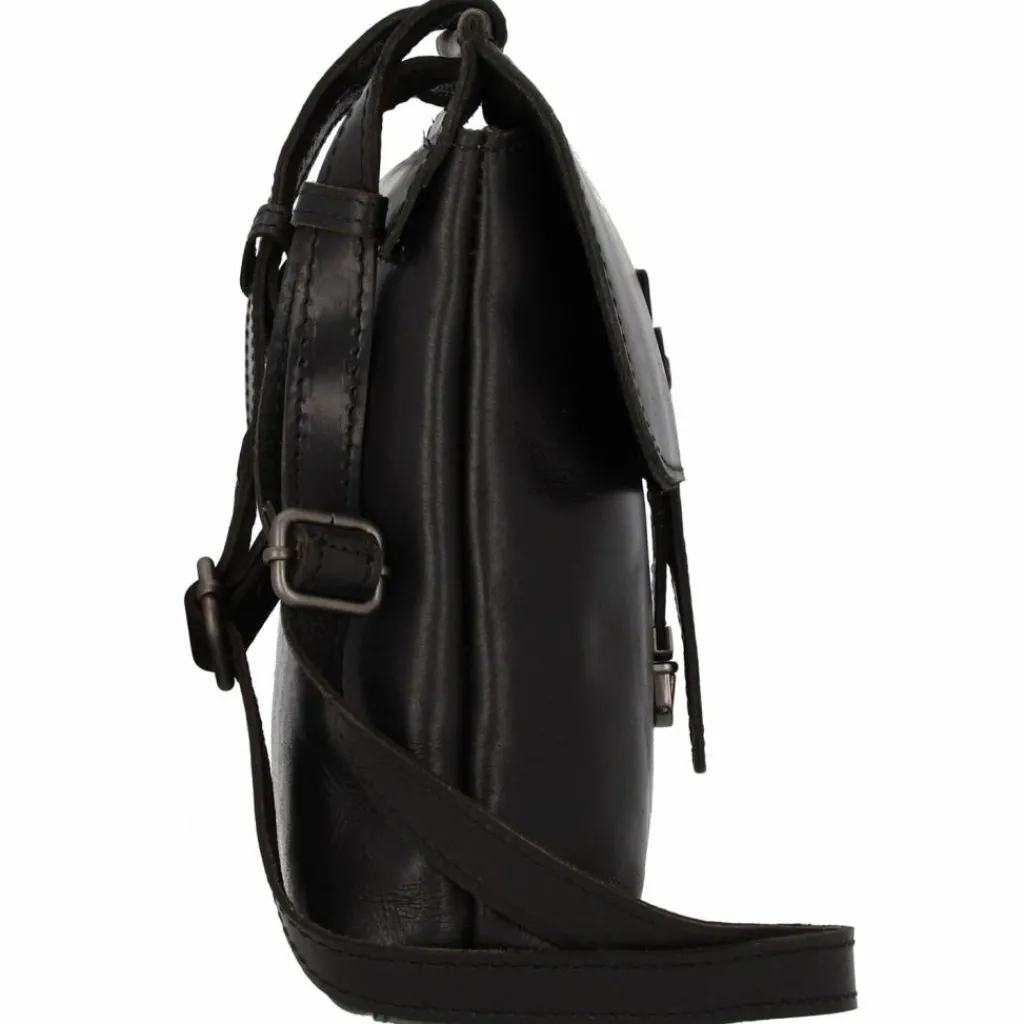 Harold's Umhängetaschen<Aberdeen Umhängetasche Leder 21 cm schwarz