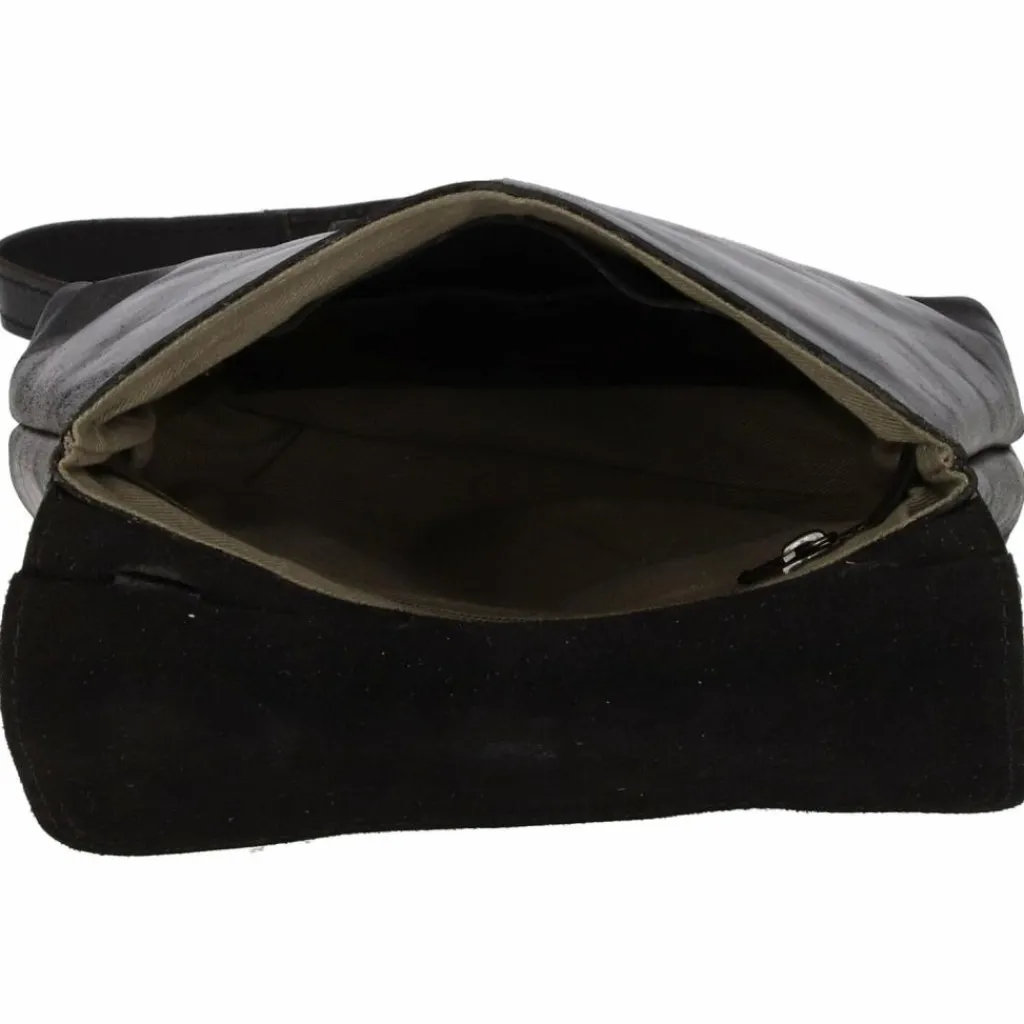 Harold's Umhängetaschen<Aberdeen Umhängetasche Leder 21 cm schwarz