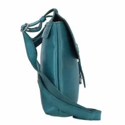 Outlet Harold's Aberdeen Umhängetasche Leder 21 cm petrol