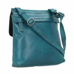 Outlet Harold's Aberdeen Umhängetasche Leder 21 cm petrol