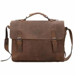 New Harold's Antik Aktentasche Leder 38 cm natur
