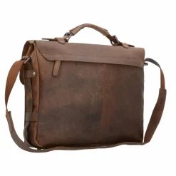 New Harold's Antik Aktentasche Leder 38 cm natur