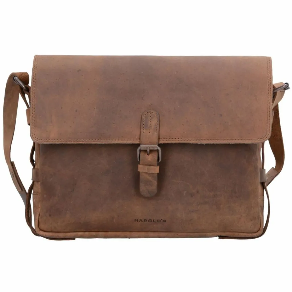 Clearance Harold's Antik Messenger Leder 35 cm natur