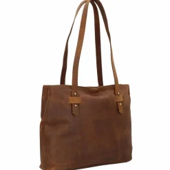 New Harold's Antik Schultertasche Leder 37 cm natur