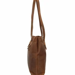 New Harold's Antik Schultertasche Leder 37 cm natur