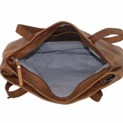 New Harold's Antik Schultertasche Leder 37 cm natur