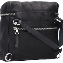 Harold's Umhängetaschen<Box Umhängetasche Leder 21 cm schwarz