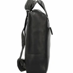 New Harold's Campo Rucksack Leder 45 cm Laptopfach schwarz