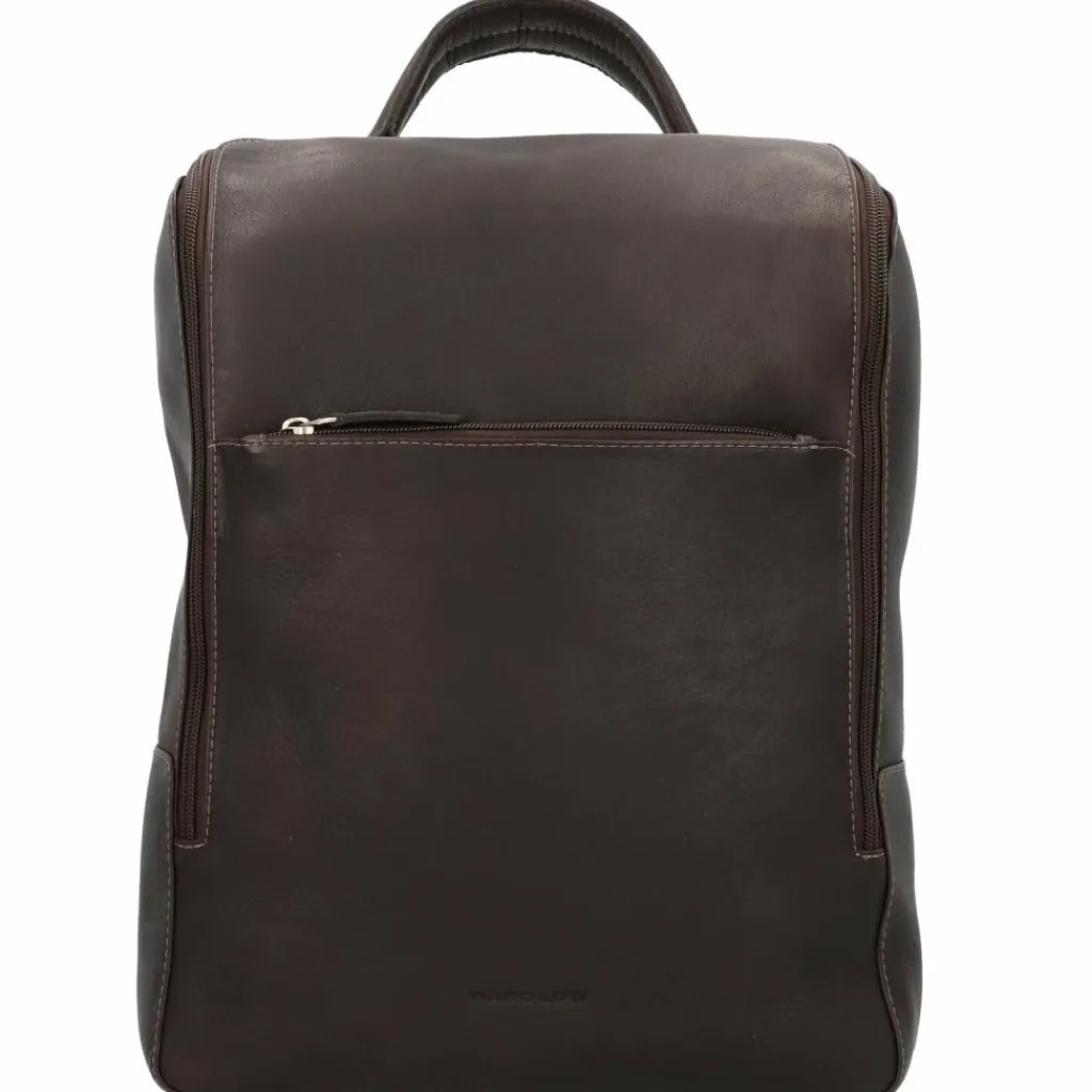 Harold's Lederrucksäcke|Business-Rucksäcke<Campo Rucksack Leder 40cm Laptopfach braun