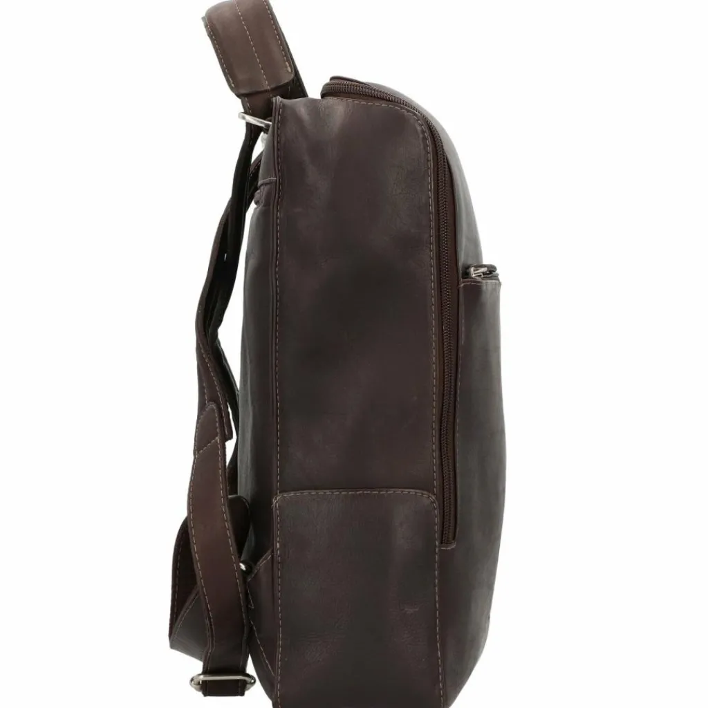 Harold's Lederrucksäcke|Business-Rucksäcke<Campo Rucksack Leder 40cm Laptopfach braun
