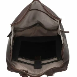 Harold's Lederrucksäcke|Business-Rucksäcke<Campo Rucksack Leder 40cm Laptopfach braun
