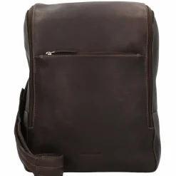 Harold's Lederrucksäcke|Business-Rucksäcke<Campo Rucksack Leder 40cm Laptopfach braun