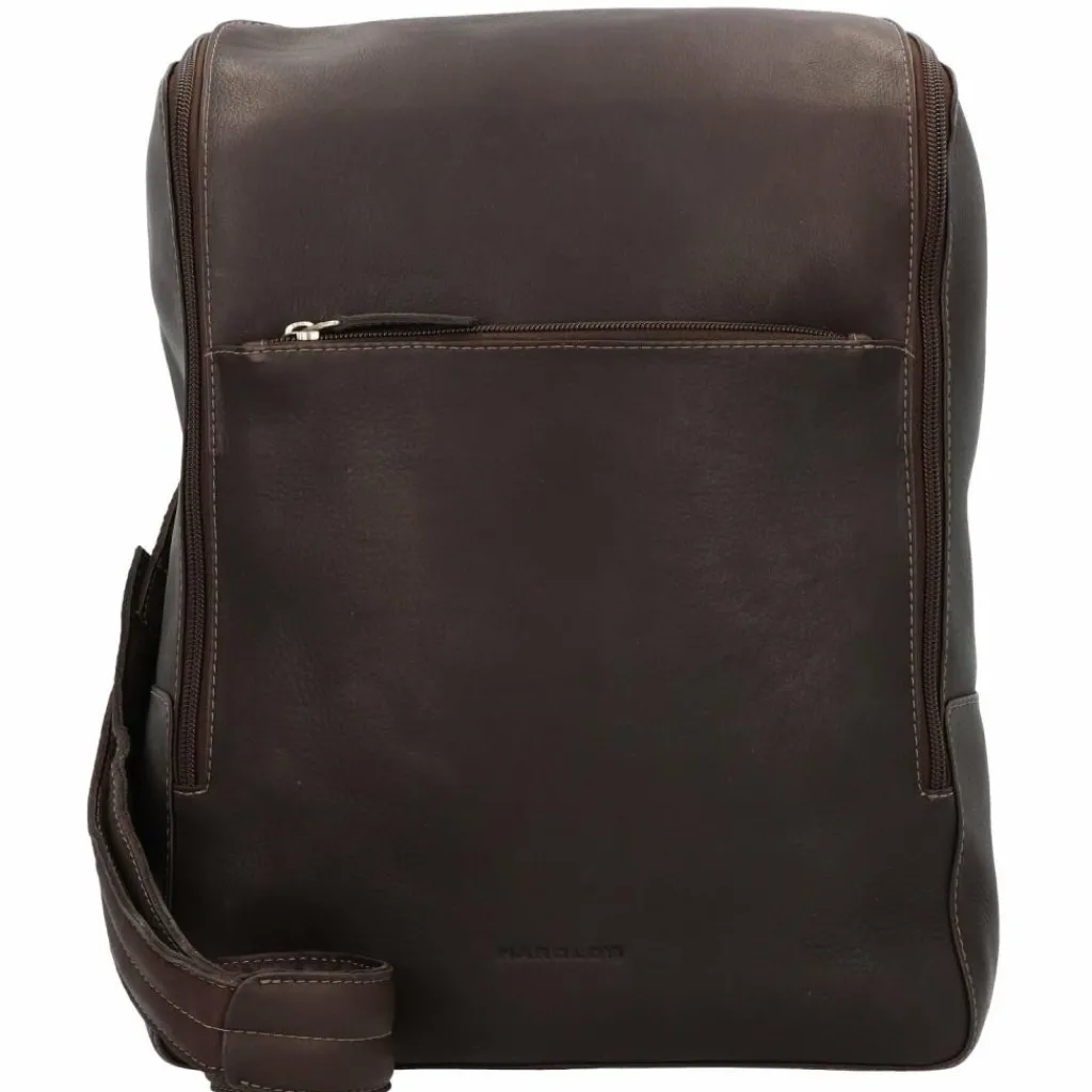 Harold's Lederrucksäcke|Business-Rucksäcke<Campo Rucksack Leder 40cm Laptopfach braun
