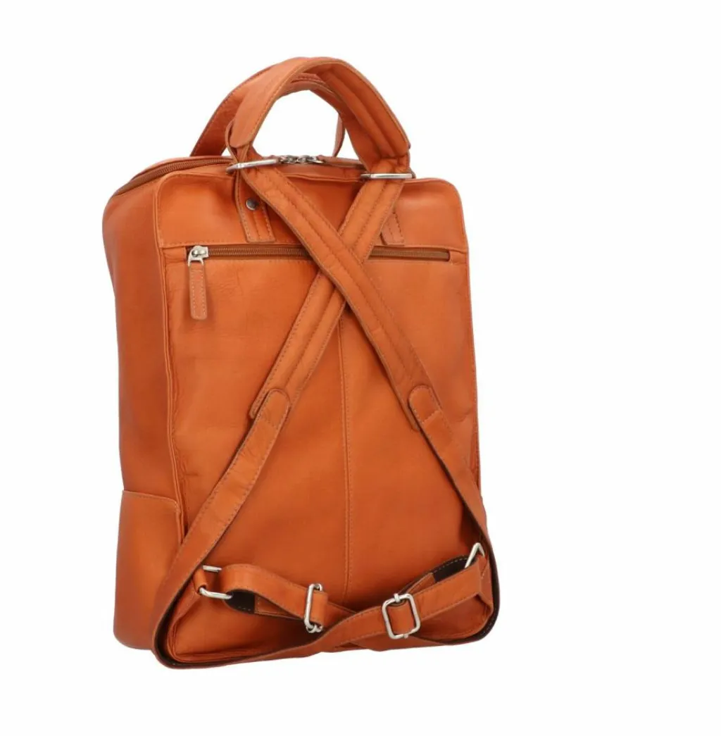 Best Harold's Campo Rucksack Leder 45 cm Laptopfach cognac