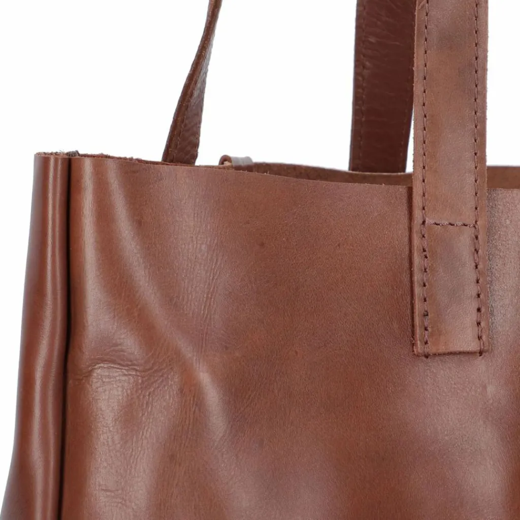 Harold's Henkeltaschen|Schultertaschen<Caugio Schultertasche Leder 33 cm cognac
