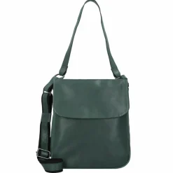 Harold's Schultertaschen<Caugio Schultertasche Leder 25 cm gruen
