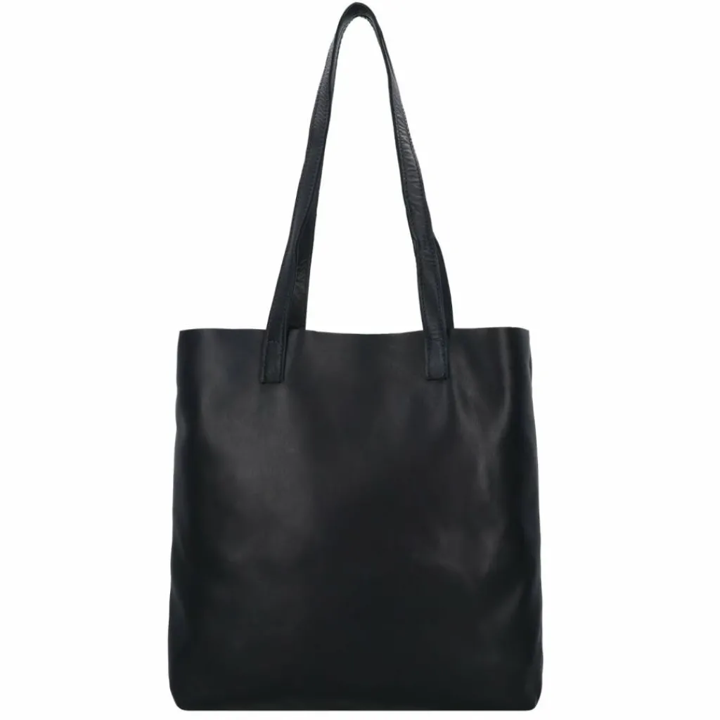 Harold's Henkeltaschen|Schultertaschen<Caugio Schultertasche Leder 33 cm dunkelblau