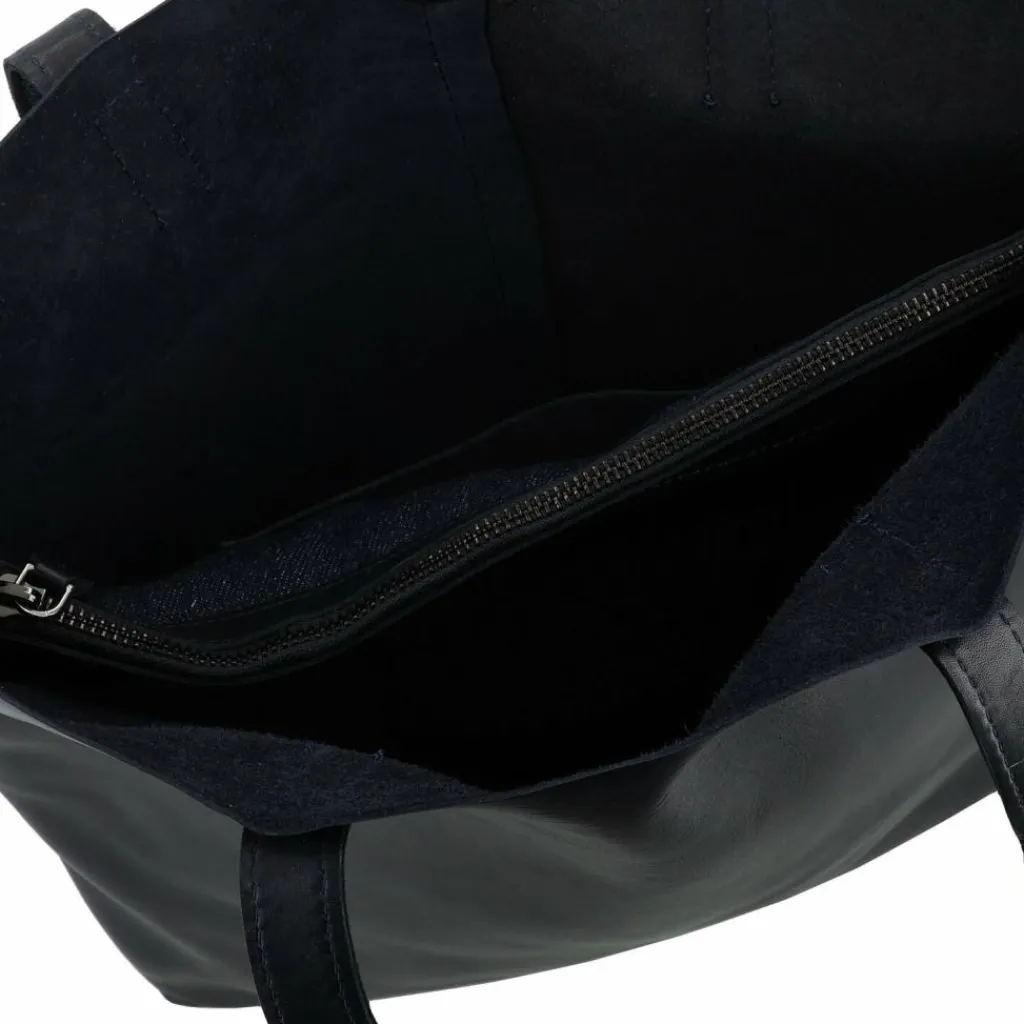 Harold's Henkeltaschen|Schultertaschen<Caugio Schultertasche Leder 33 cm dunkelblau