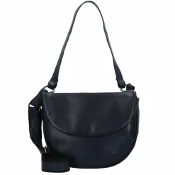 Harold's Caugio Schultertasche Leder 30 cm dunkelblau