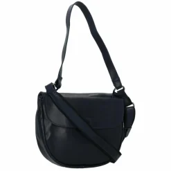 Harold's Caugio Schultertasche Leder 30 cm dunkelblau