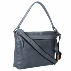 Harold's Schultertaschen<Caugio Schultertasche Leder 32 cm blau