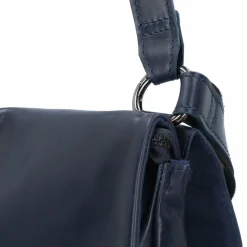Outlet Harold's Caugio Schultertasche Leder 25 cm dunkelblau