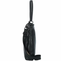 Harold's Schultertaschen<Caugio Schultertasche Leder 27 cm schwarz