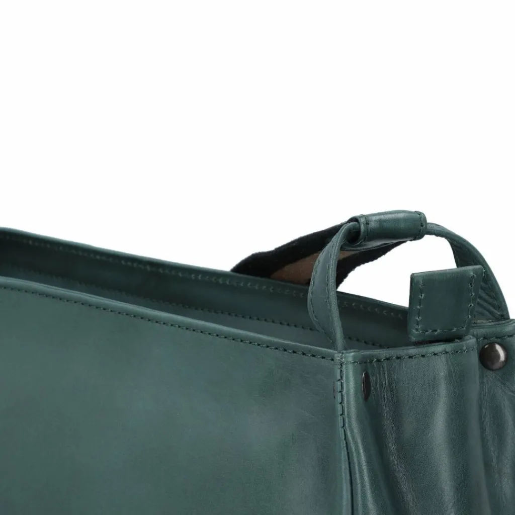 Discount Harold's Caugio Umhängetasche Leder 31 cm gruen