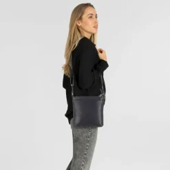 Sale Harold's Caugio Umhängetasche Leder 21 cm dunkelblau