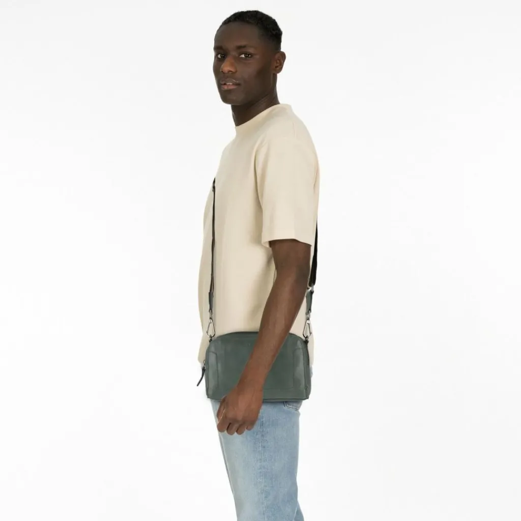 Discount Harold's Caugio Umhängetasche Leder 21.5 cm gruen